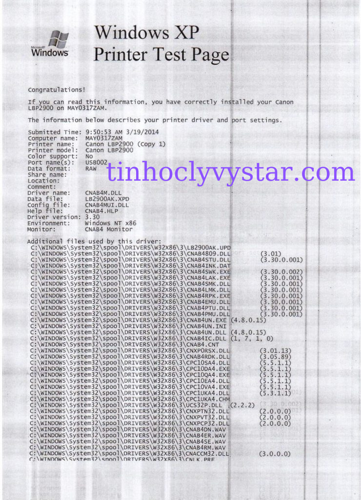 sửa máy in tại Long Thành Đồng Nai bản in bị sọc đen do trống in