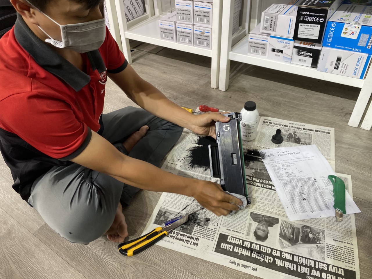 Dịch vụ nạp mực máy in tận nơi tại Tin Học LyVyStar Dịch vụ nạp mực máy in tận nơi tại Tin Học LyVyStar