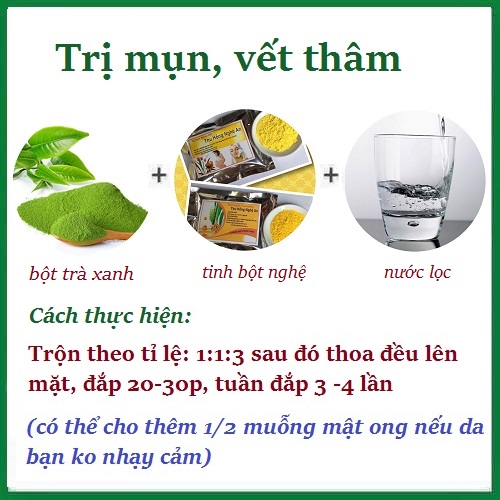 Trị mụn “từ A- Z” bằng mặt nạ tinh bột nghệ Trị mụn “từ A- Z” bằng mặt nạ tinh bột nghệ
