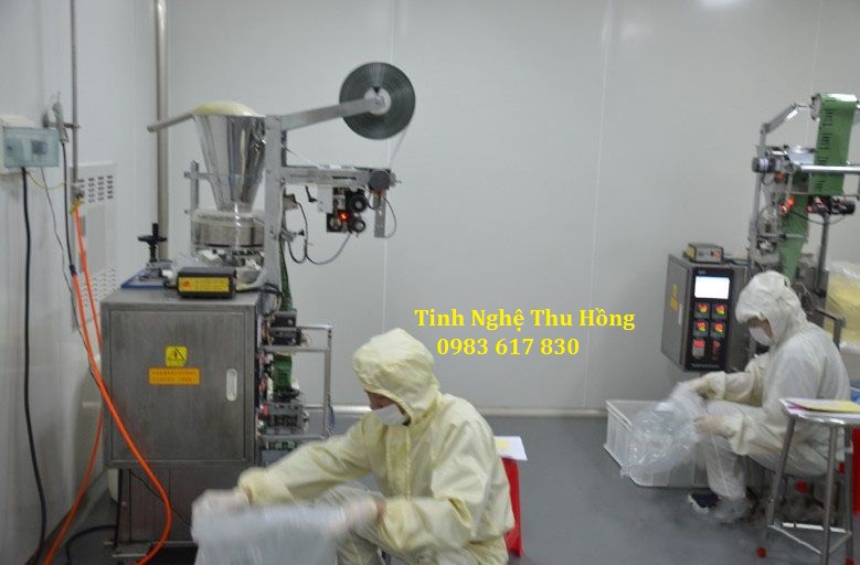Dây chuyền sản xuất tinh bột nghệ Thu Hồng