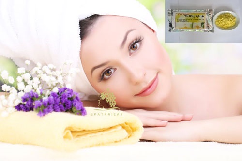 Tinh bột nghệ giúp tẩy tế bào chết thu nhỏ lỗ chân lông Tinh bột nghệ giúp tẩy tế bào chết thu nhỏ lỗ chân lông