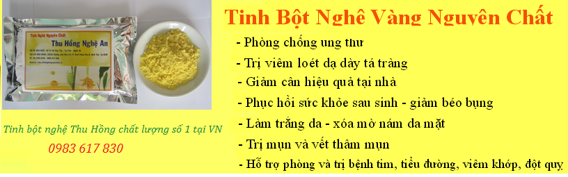 Tác dụng của tinh bột nghệ Tác dụng của tinh bột nghệ