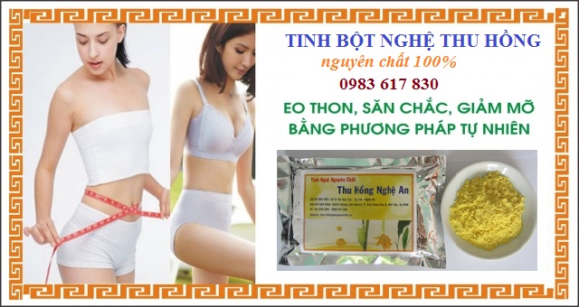 Giảm cân bằng tinh bột nghệ là phương pháp giảm cân an toàn và hiệu quả nhất hiện nay Giảm cân bằng tinh bột nghệ là phương pháp giảm cân an toàn và hiệu quả nhất hiện nay