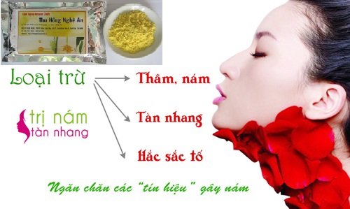 Trị nám da mặt hiệu quả từ tinh bột nghệ Trị nám da mặt hiệu quả từ tinh bột nghệ