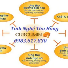 Tinh nghệ Curucmin trị được những loại ung thư nào?