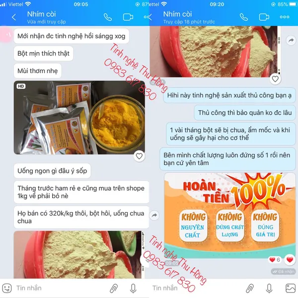 TINH NGHỆ ĐEN THƯỢNG HẠNG 500G