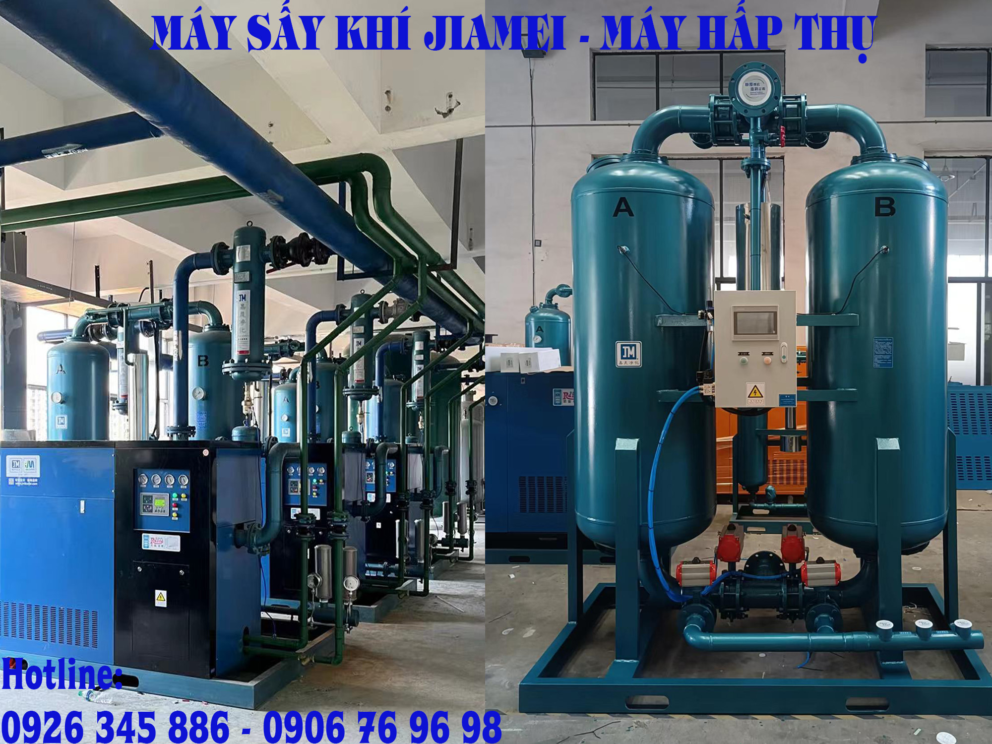 Máy sấy hấp thụ Jiamei