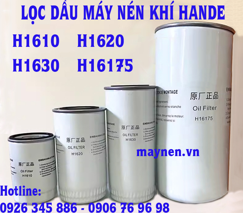 lọc dầu máy nén khí Hande