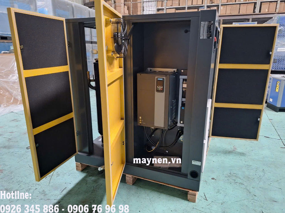 biến tần máy nén khí trục vít 2 cấp Hande