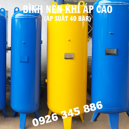 bình nén khí áp suất làm biệc 40 bar