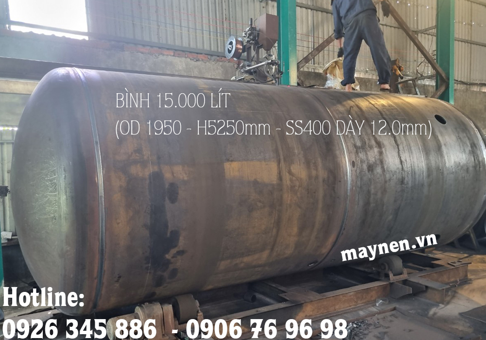 bình chứa khí 15.000 lít