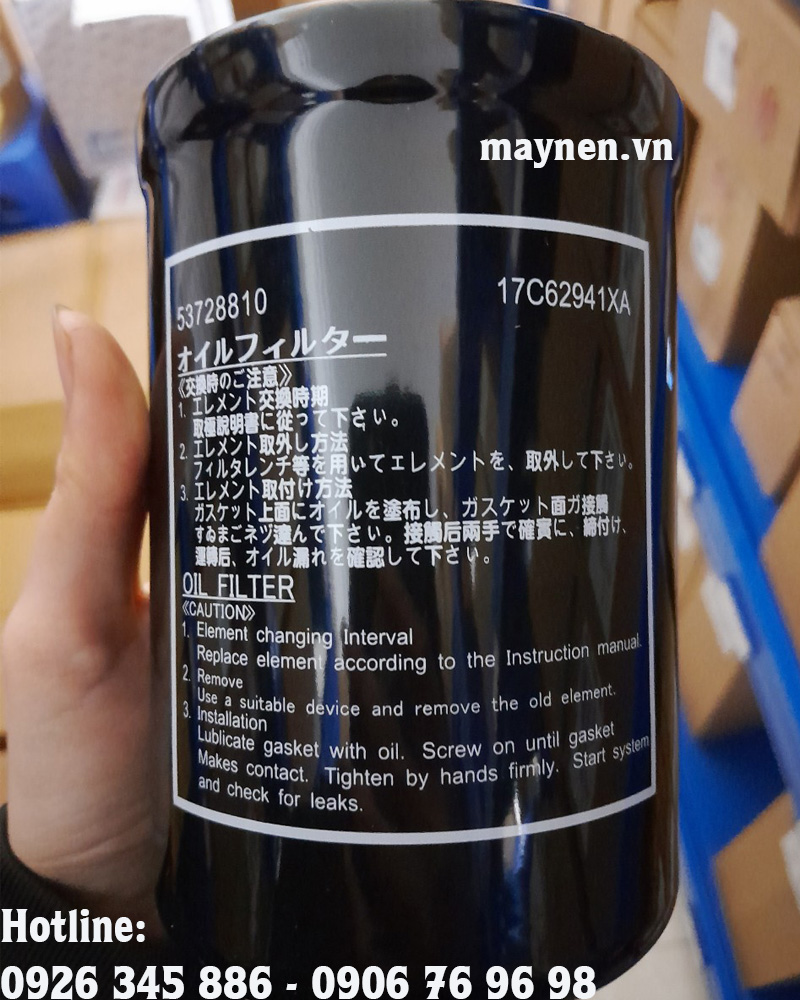 lọc dầu máy nén khí Hitachi