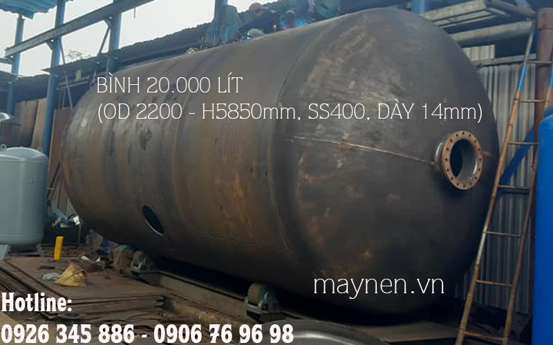 bình chứa khí 20.000 lít