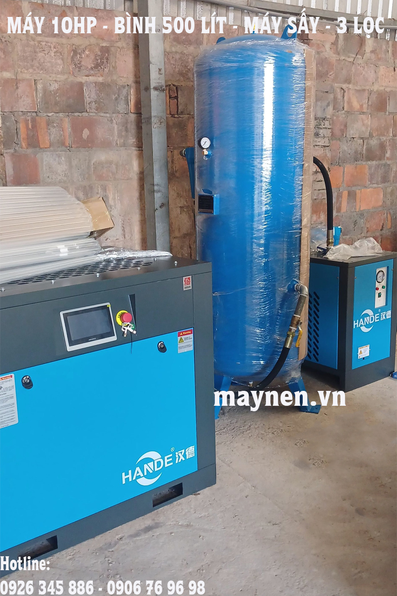 lắp đặt bình chứa khí 500 lít