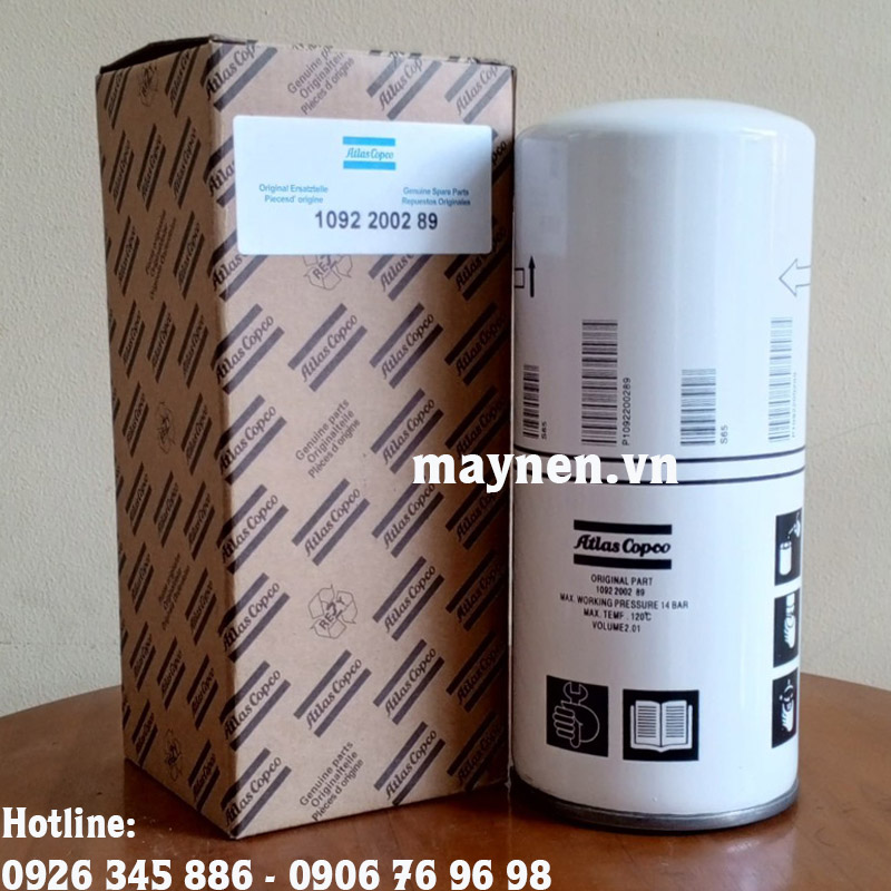 tách dầu máy nén khí atlas copco