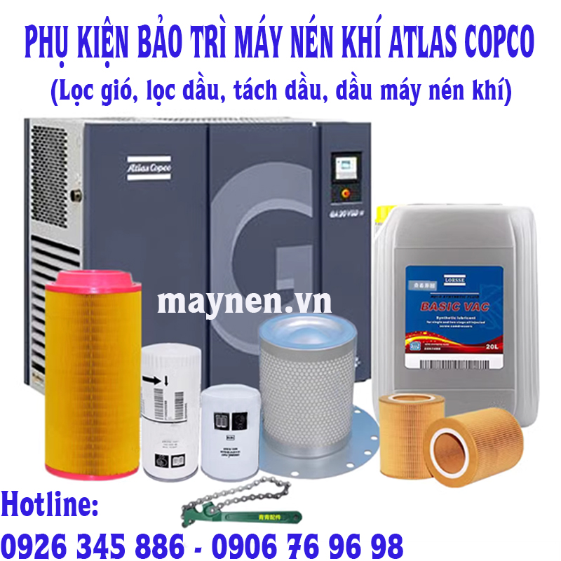 phụ kiện máy nén khí atlas copco