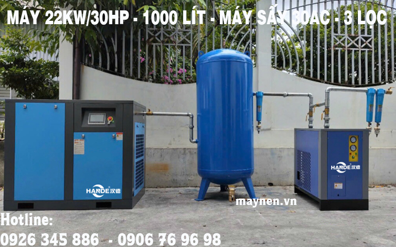 lắp đặt bình chứa khí 1000 lít