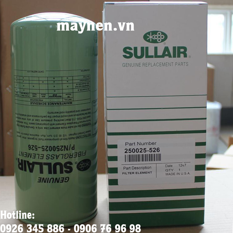 lọc dầu máy nén khí sullair