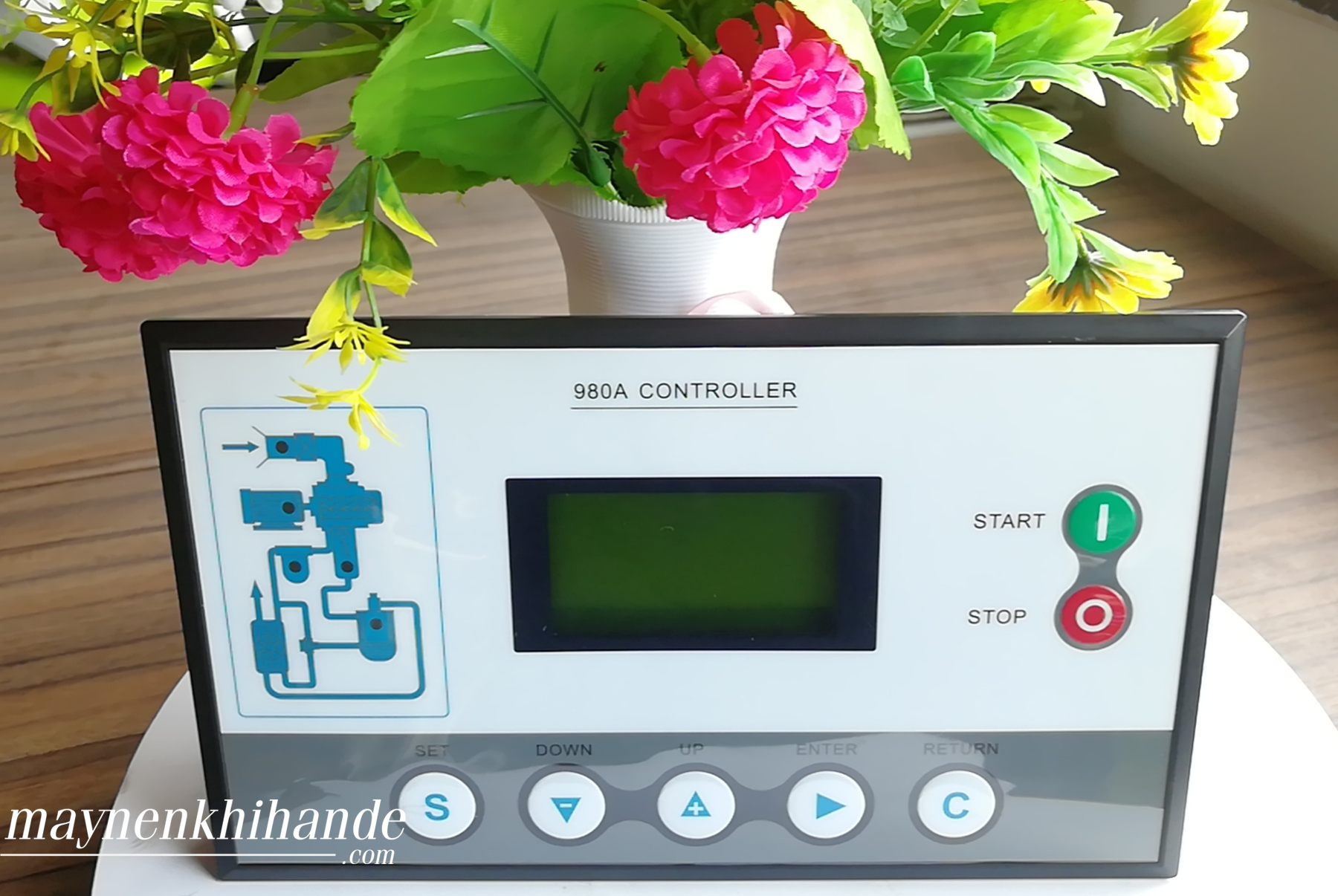 màn hình máy nén khí