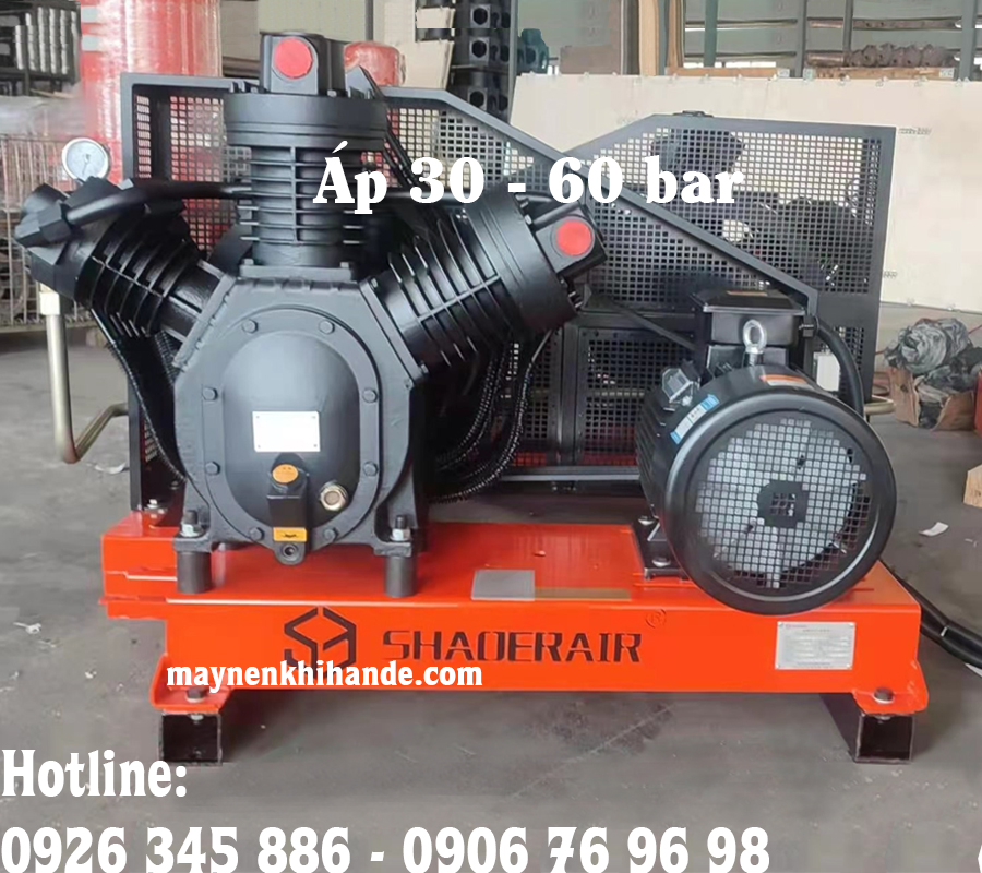 máy nén khí áp cao thổi chai pet