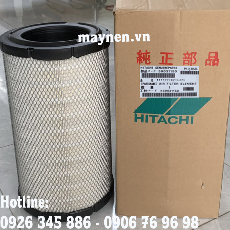 lọc gió máy nén khí Hitachi