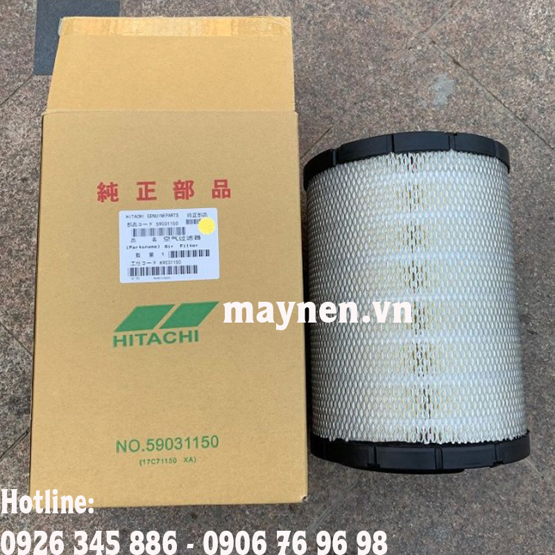 lọc gió máy nén khí Hitachi