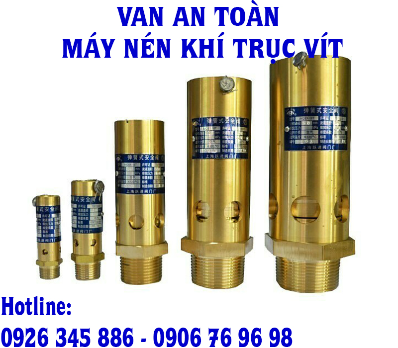 van an toàn máy nén khí trục vít