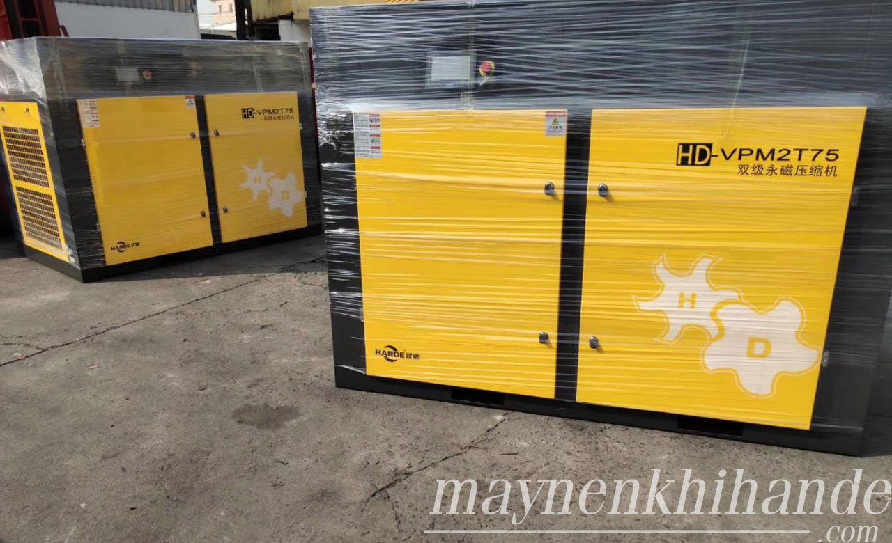 máy nén khí trục vít Hande