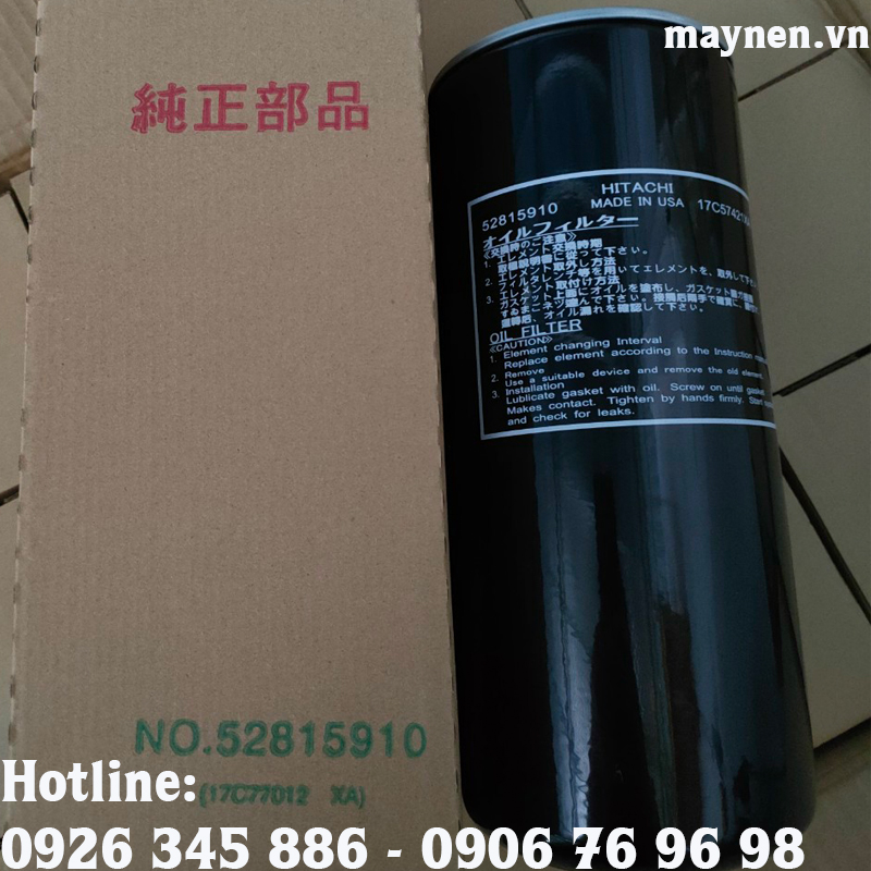 Lọc dầu hitachi 52815910