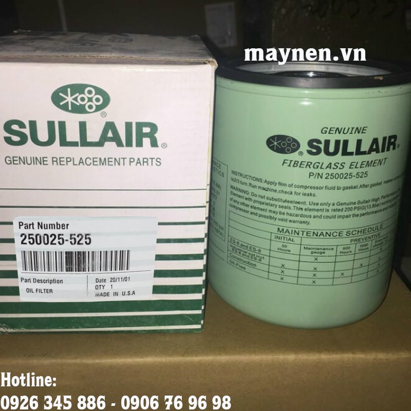 Lọc dầu Sullair 250025-525