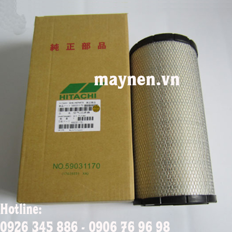 lọc gió máy nén khí Hitachi