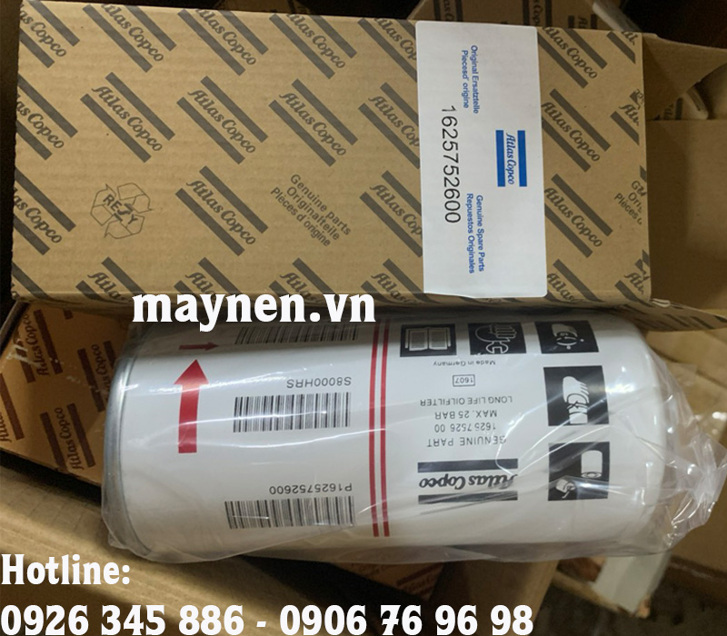 Lọc dầu Atlas Copco 1625 7526 00
