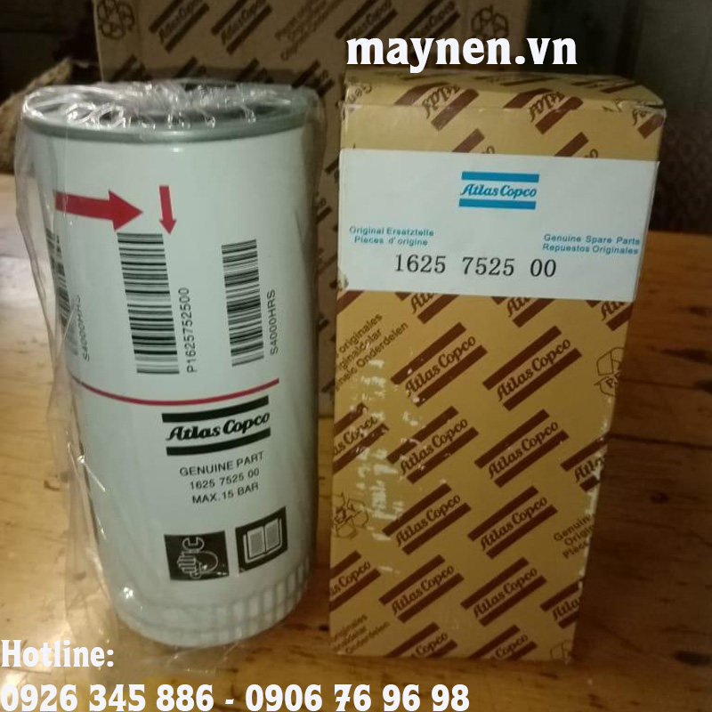 Lọc dầu Atlas Copco 1625 7525 00