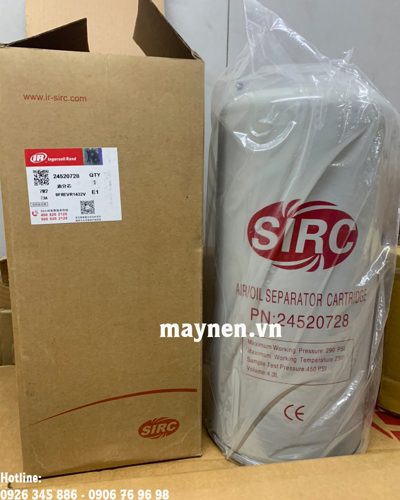 lọc tách dầu máy nén khí ingersoll rand