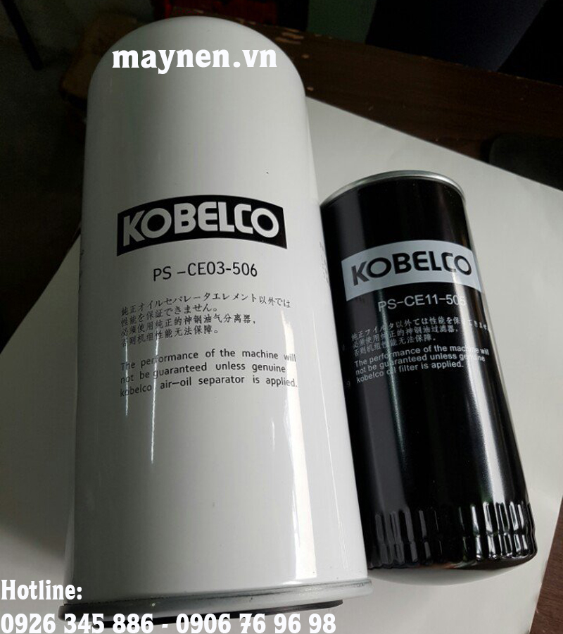 lọc tách dầu máy nén khí Kobelco