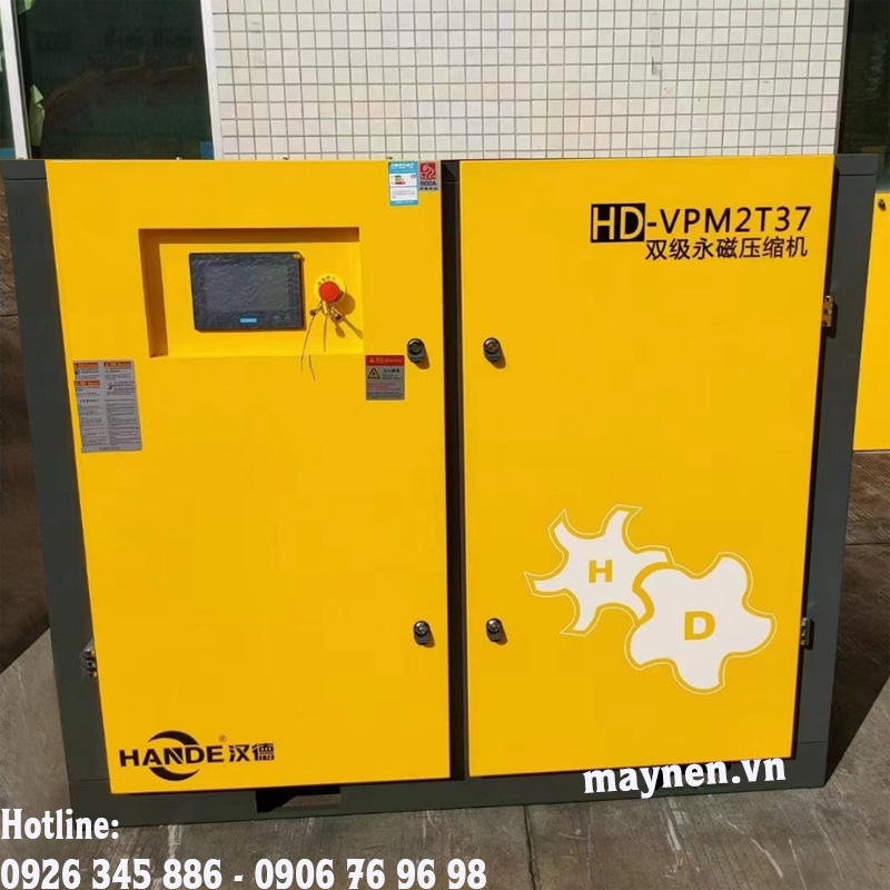 máy nén khí 2 cấp Hande biến tần vĩnh từ 50hpp