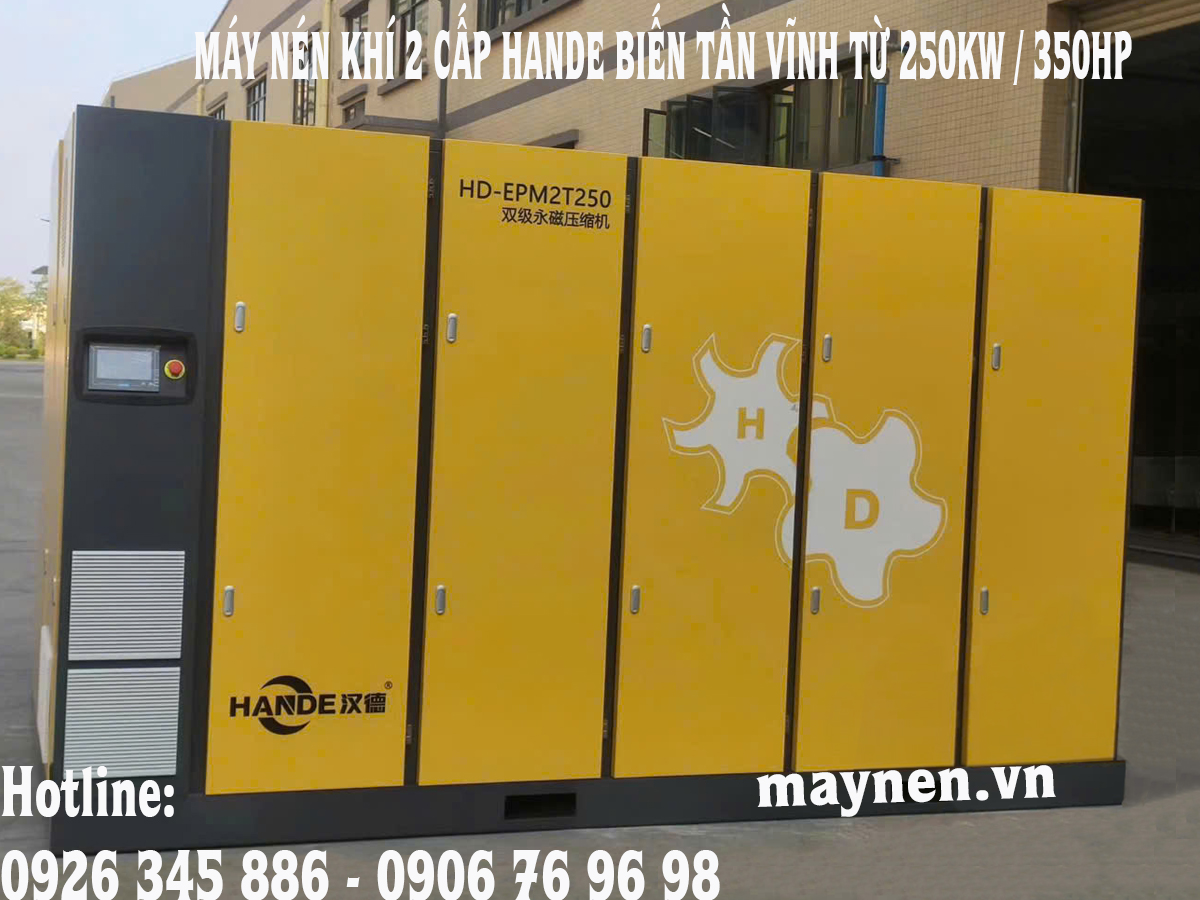 máy nén khí 2 cấp Hande 350hp