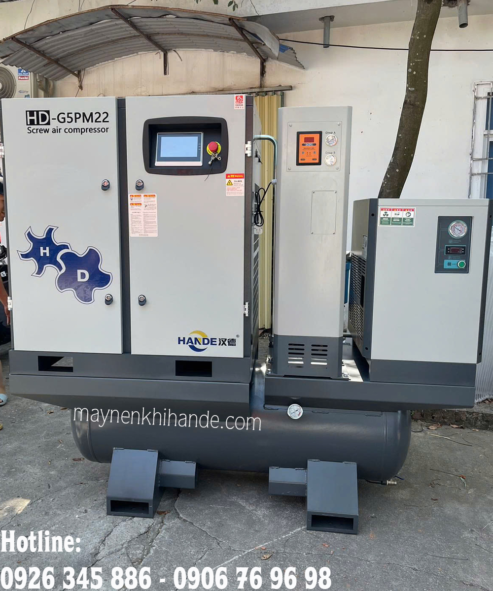 Tổ hợp máy nén khí Hande cho máy cắt laser