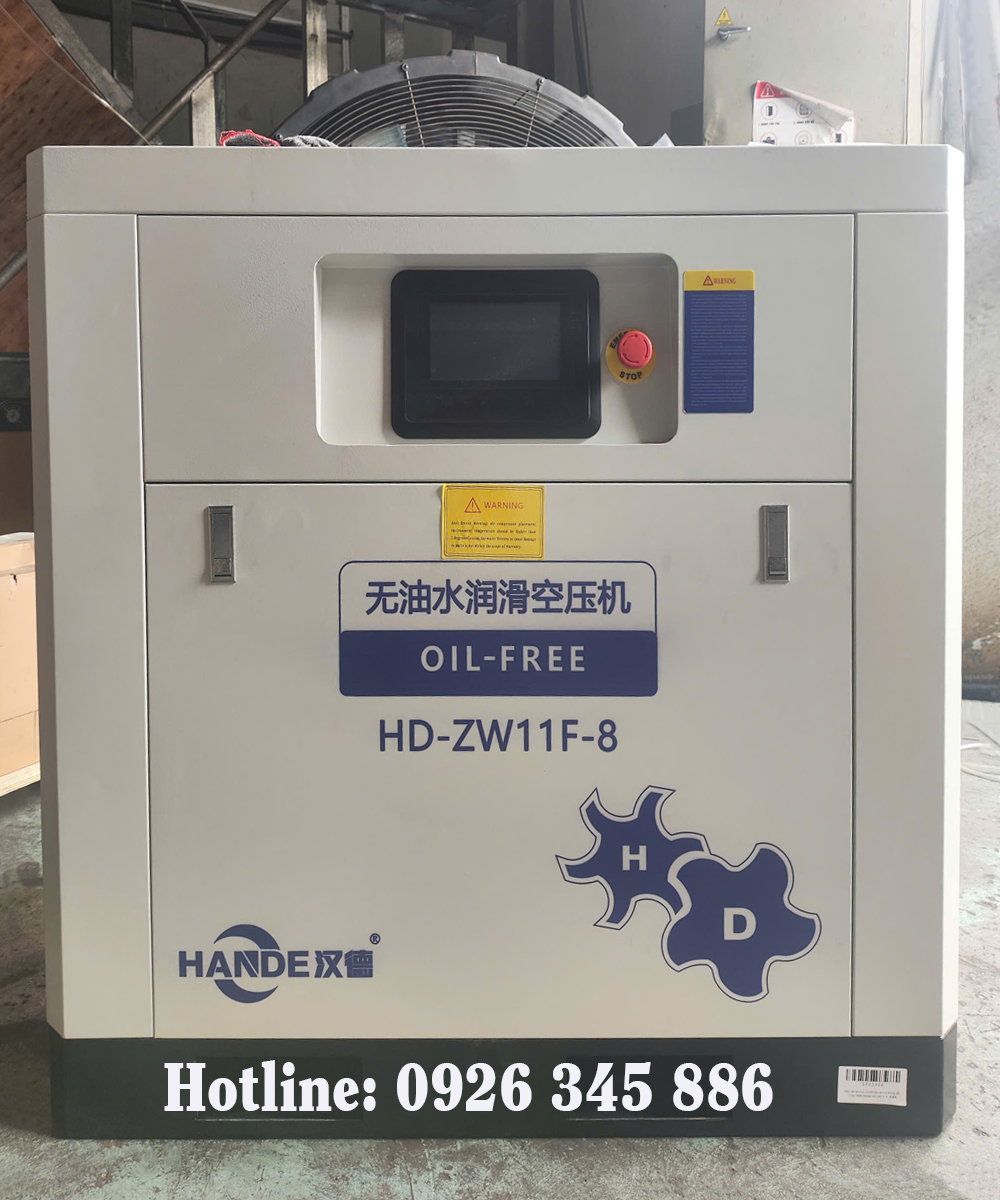 máy nén khí không dầu Hande 15hp