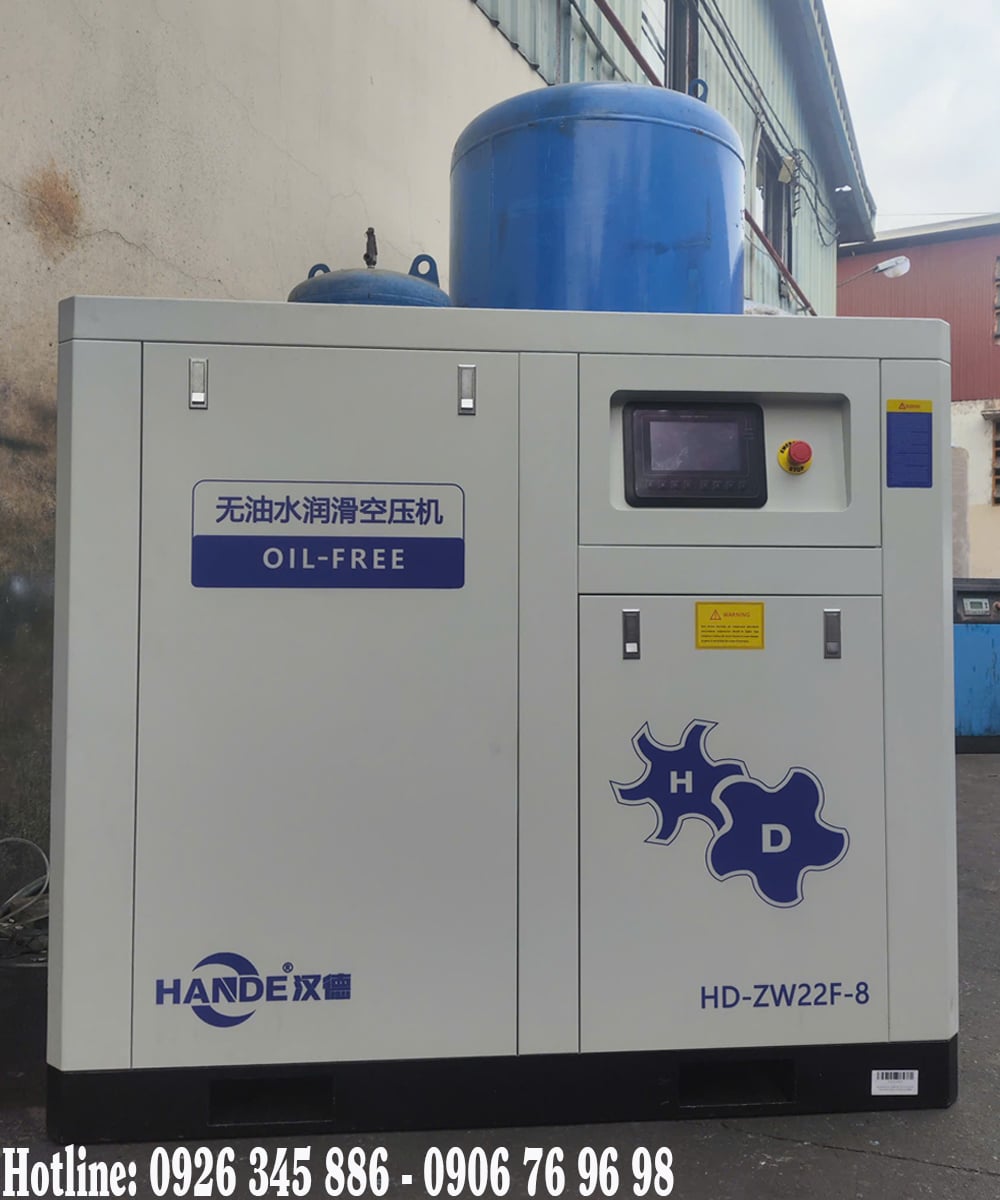 máy nén khí không dầu Hande 30hp