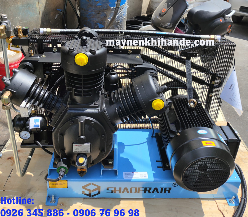 máy nén khí áp cao thổi chai pet