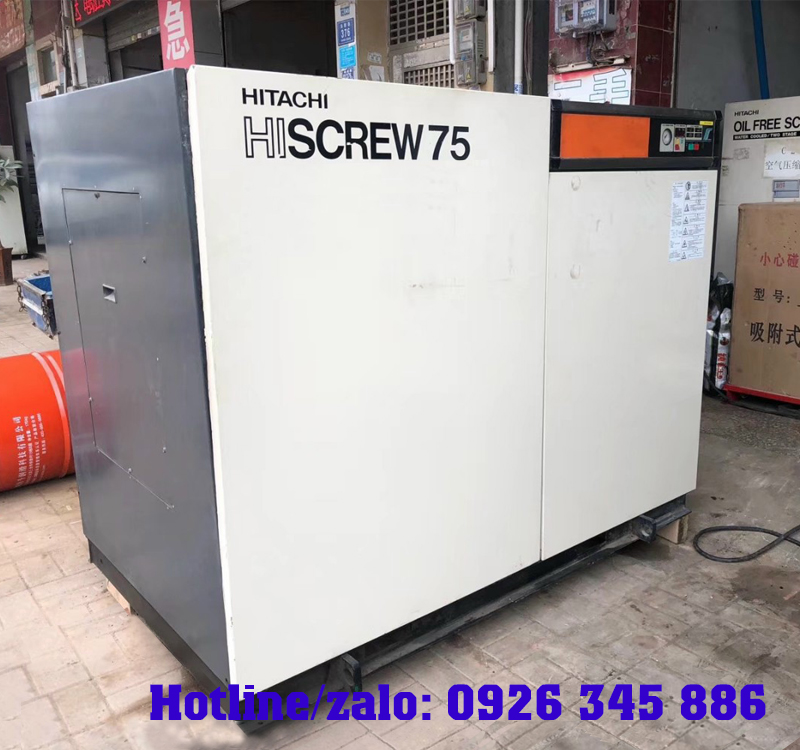 máy nén khí nhật bãi Hitachi