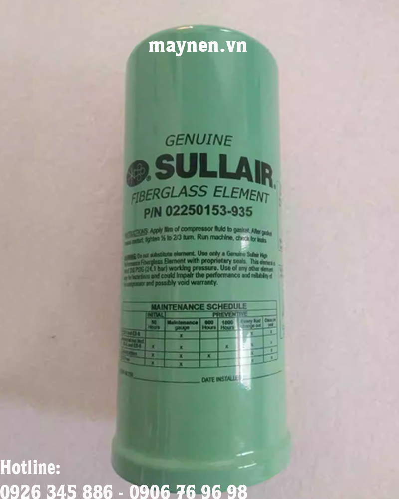 Lọc dầu Sullair 02250153-935