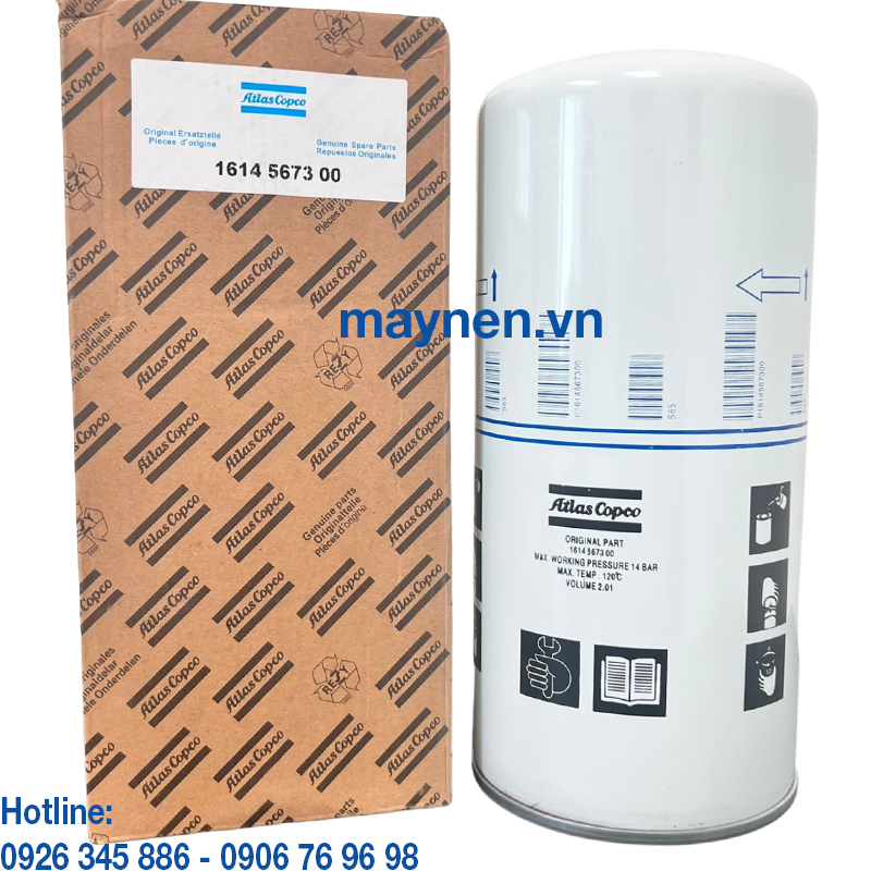 Lọc tách dầu Atlas Copco 1614 5673 00