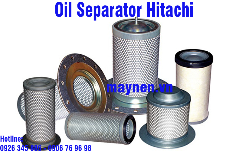 lọc tách dầu máy nén khí Hitachi