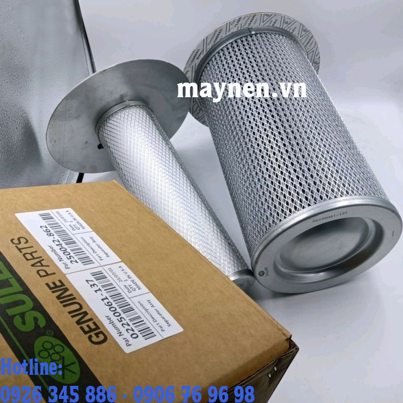 Lọc tách dầu Sullair 02250061-137 & 02250061-138