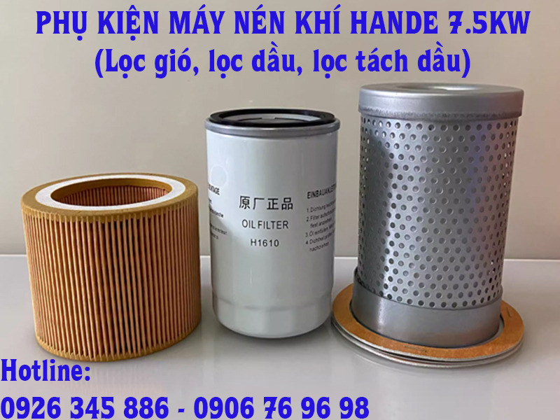 phụ kiện máy nén khí Hande 10hp