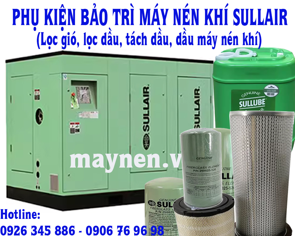 phụ kiện bảo trì máy nén khí sullair