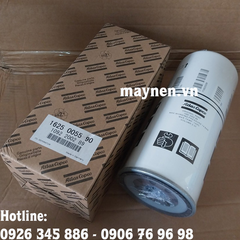 Lọc tách dầu Atlas Copco 1625 0055 90