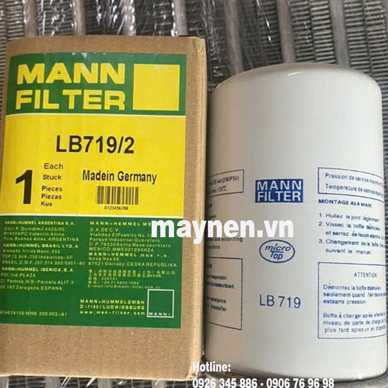 lọc tách dầu mann LB719/2